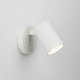 Astro Ascoli Single Switched Spotlight White