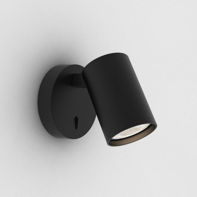 Astro Ascoli Single Switched Wall Light Matt Black