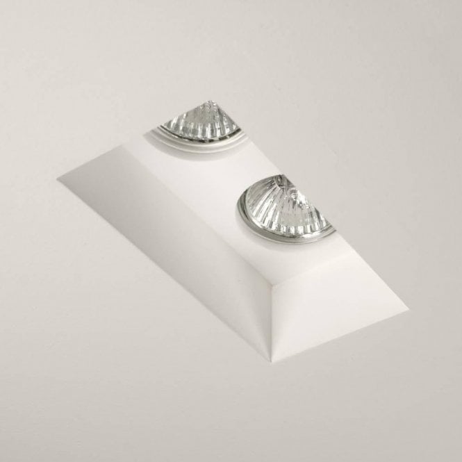 Astro Blanco Twin fixed Plaster Downlight/Recessed Spotlight