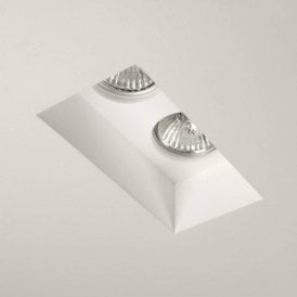 Astro Blanco Twin fixed Plaster Downlight/Recessed Spotlight