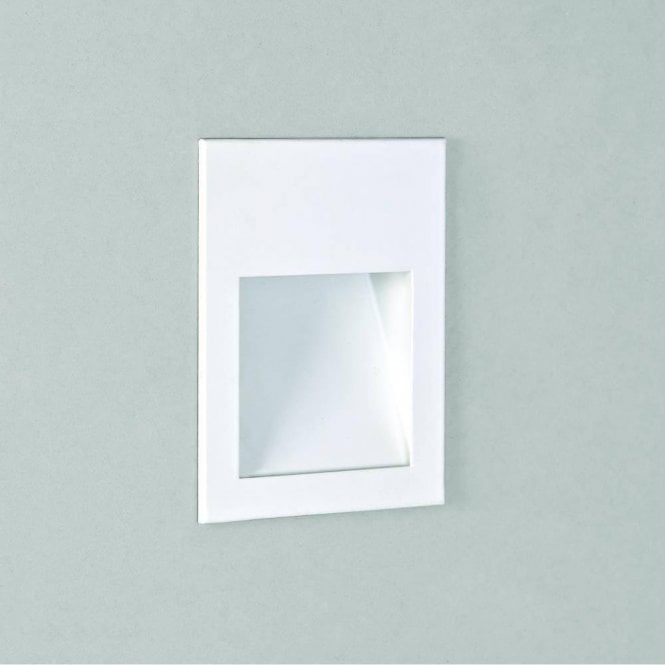Astro Borgo 54 LED 2700K Recessed Wall Light Matt White