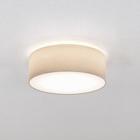 Astro Cambria 380 Flush Ceiling Light Putty Fabric