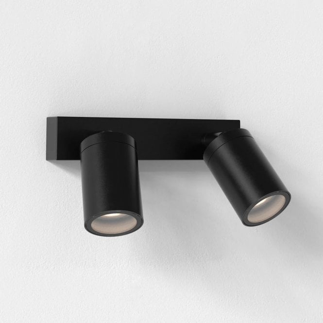 Astro Dartmouth Twin Spotlight, Textured Black