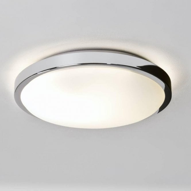 Astro Denia Flush Ceiling Light Polished Chrome