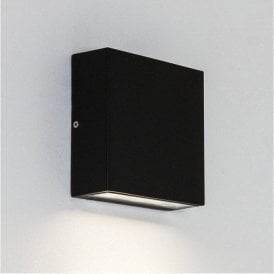 Astro Elis Single LED Outdoor Surface Wall Light Textured Black