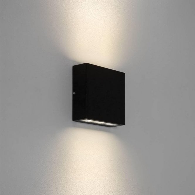 Astro Elis Twin LED Wall Light Black