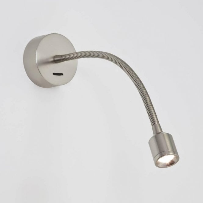 Astro Fossa Switched LED Surface Wall Light Matt Nickel