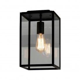 Astro Homefield Porch Ceiling Light, Matt Black