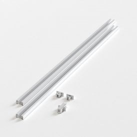 Astro Lighting 2 x 1m Track Kit Matt White Single Phase Ceiling System