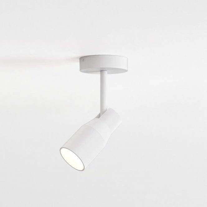  Apollo Single Spotlight Textured White GU10 Adjustable