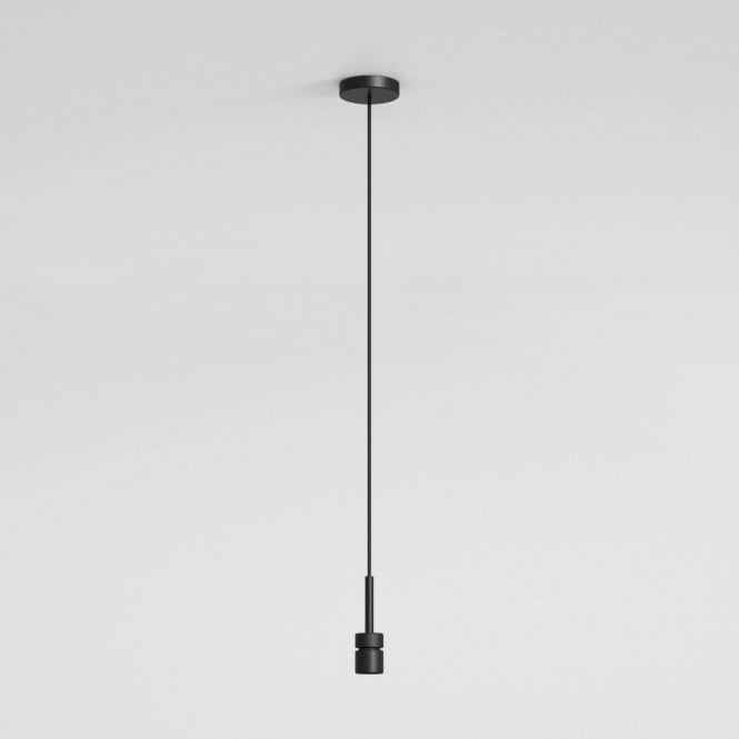  Ceiling Pendant Suspension Kit Matt Black E27