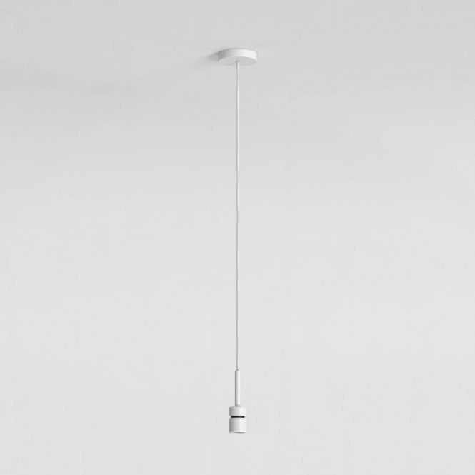  Ceiling Pendant Suspension Kit Matt White E27