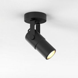 Astro Lighting Stage Single Spotlight Matt Black GU10 Adjustable