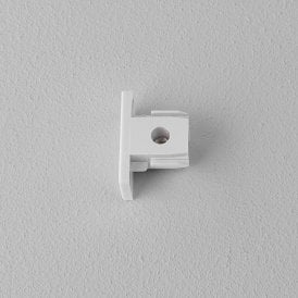 Astro Lighting Track End Cap White for Single Phase Track System