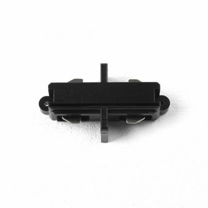  Track End-to-End Connector Matt Black Single Phase Track