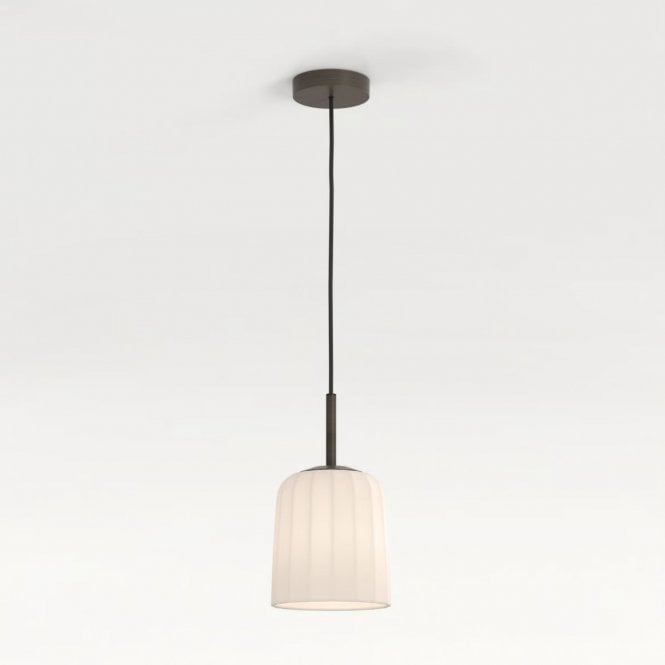  Veo 180 Pendant Light Bronze Glass E27