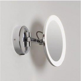 Astro Mascali Round LED Illuminated Magnifying Mirror Polished Chrome