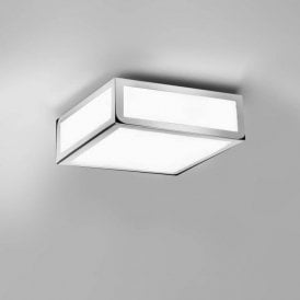 Astro Mashiko 200 Square Surface Flush Ceiling Light Polished Chrome