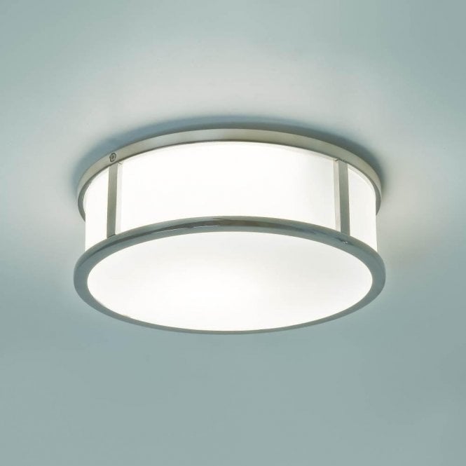 Astro Mashiko 230 Round Polished Chrome Opal Diffuser