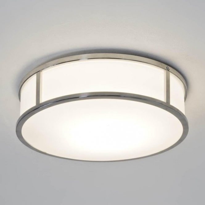 Astro Mashiko 300 Round Flush Ceiling Light Polished Chrome