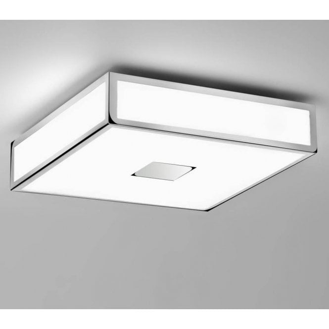 Astro Mashiko Classic 300 Square Flush Ceiling Light Polished Chrome
