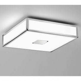 Astro Mashiko Classic 300 Square Flush Ceiling Light Polished Chrome