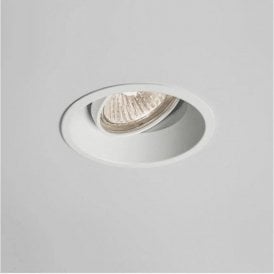 Astro Minima Round Adjustable Recessed Ceiling Downlight White