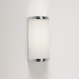 Astro Monza Bathroom Wall Light Polished Chrome Opal Diffuser