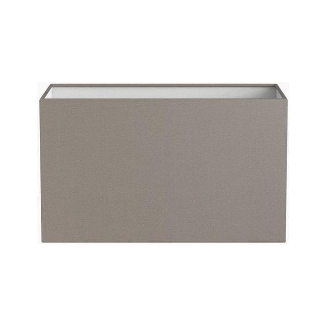 Astro Rectangle 285 Oyster Fabric Shade