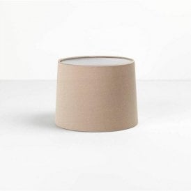 Astro Round Tapered Drum 177 Fabric Oyster Shade