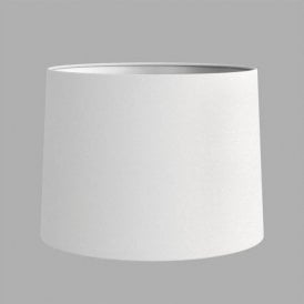 Astro Round Tapered Drum 177 Fabric White Shade