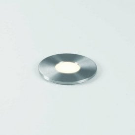 Astro Terra 28 Round LED Walkover Ground Light Stainless Steel IP65