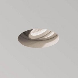 Astro Trimless Round Adjustable LED Recessed Downlight Textured White