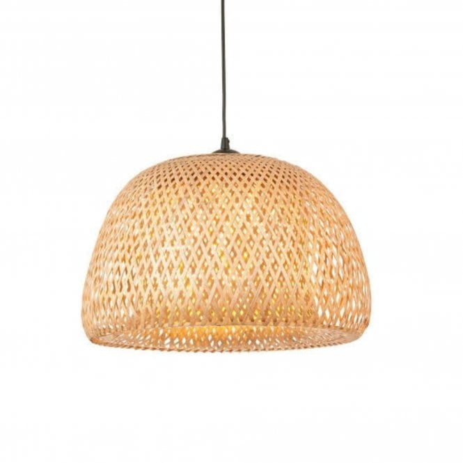 Bali Natural Bamboo Pendant Light, Bamboo