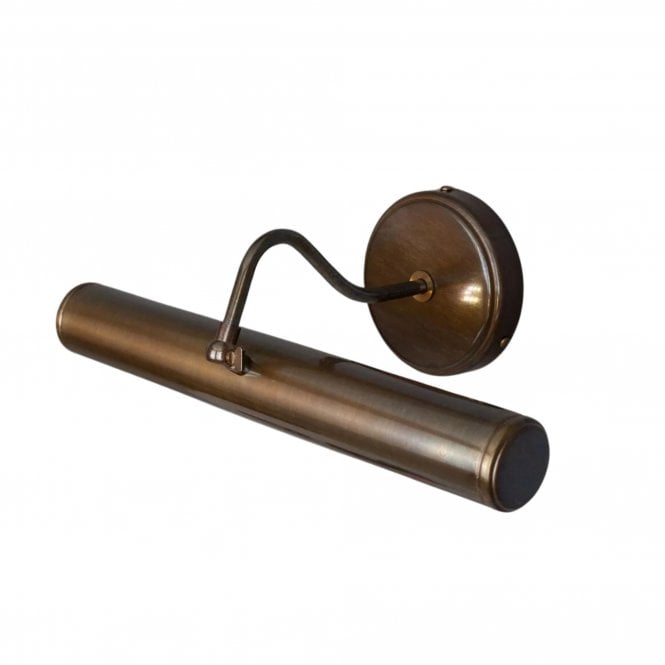 Belfast Picture Light, Antique Brass