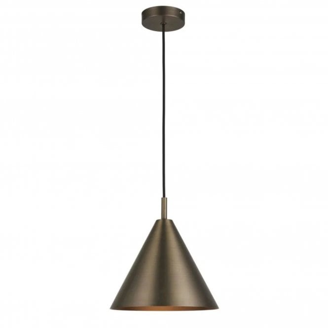 Cape Pendant Light, Brushed Antique Bronze