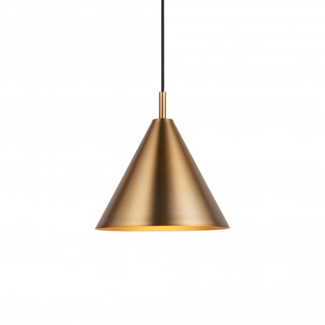 Cape Pendant Light, Warm Antique Brass