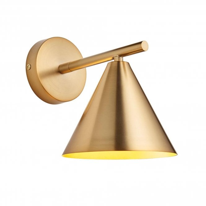 Cape Wall Light, Warm Antique Brass