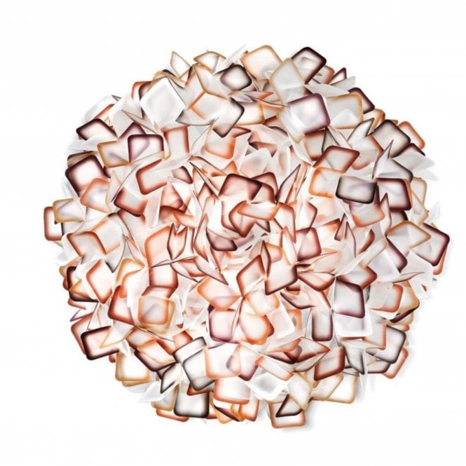 Clizia Large Ceiling Light, Orange
