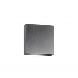 Compact Up/Down Titanium Wall Light