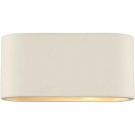 Dar Axton Ceramic Surface Wall Light White Ceramic