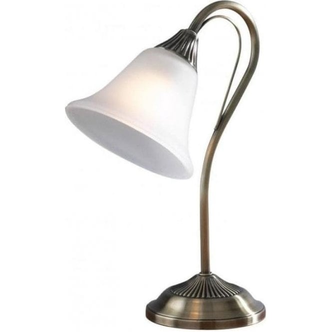Dar Boston Table Lamp Antique Brass
