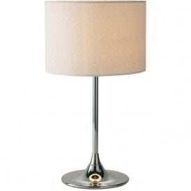 Dar Delta Table Lamp Polished Chrome