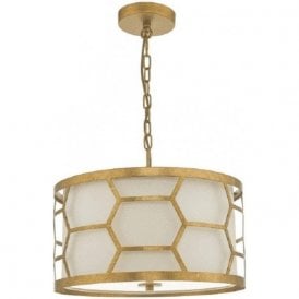 Dar Epstein 3 Light Pendant Gold