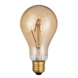 Dar LED Filament Bulb ES/E27 GLS 4W, Amber