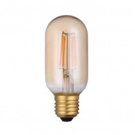 Dar LED Filament Bulb ES/E27 Valve GLS 4W, Amber