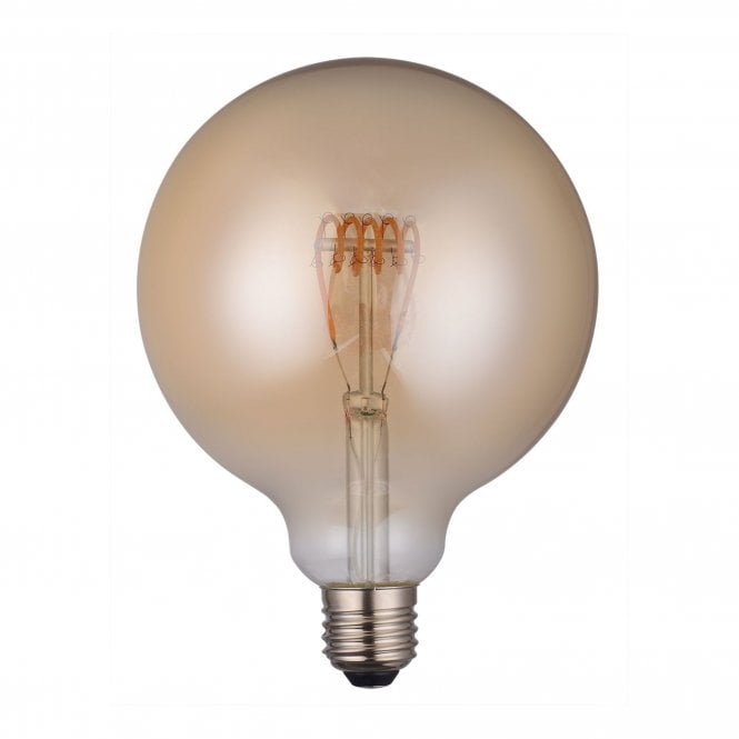 Dar LED Large Globe Light Bulb ES/E27 4W, Amber