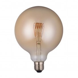 Dar LED Large Globe Light Bulb ES/E27 4W, Amber