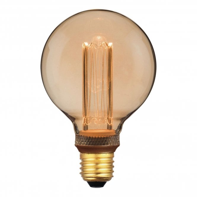 Dar LED Medium Globe Light Bulb ES/E27 3.5W, Amber