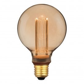 Dar LED Medium Globe Light Bulb ES/E27 3.5W, Amber